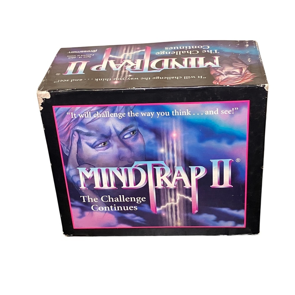 Mind Trap II The Challenge Continues Board Game Pressman 1997 Complete